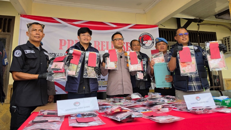 Jambi Police Uncover 149 Drug Cases, Arrest 257 Suspects