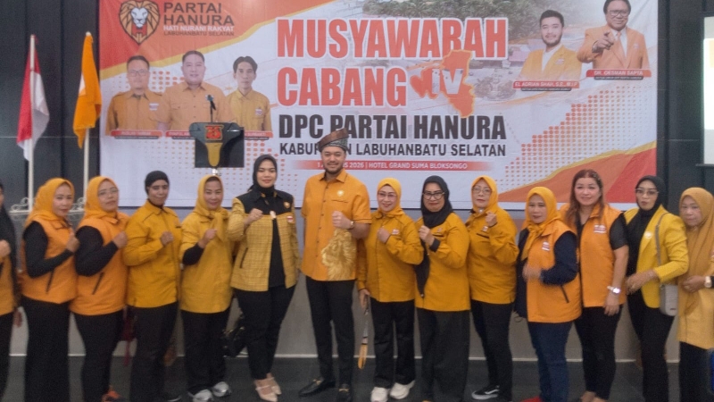 Irmayanti Siregar Leads Hanura Labuhanbatu Selatan Party Branch for 2026&ndash;2031 Term