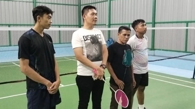 GOR Banjar Jaya Opens as Badminton Talent Hub in Labuhanbatu Selatan