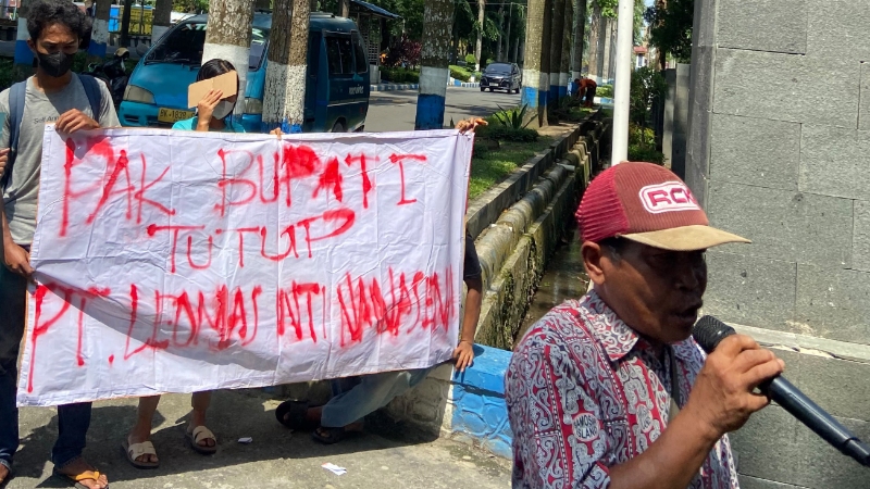 Pujimulyo Residents Demand Closure of PT Leomas