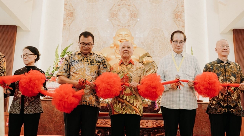 Deli Serdang Regent Opens Taman Abadi Maitreya Columbarium