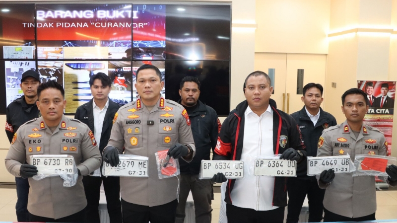 Barelang Police Seize 40 Stolen Motorcycles in Batam