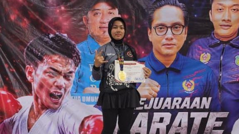 Hani Az Zahra Wins Gold at FORKI Medan 2026 Karate Championship