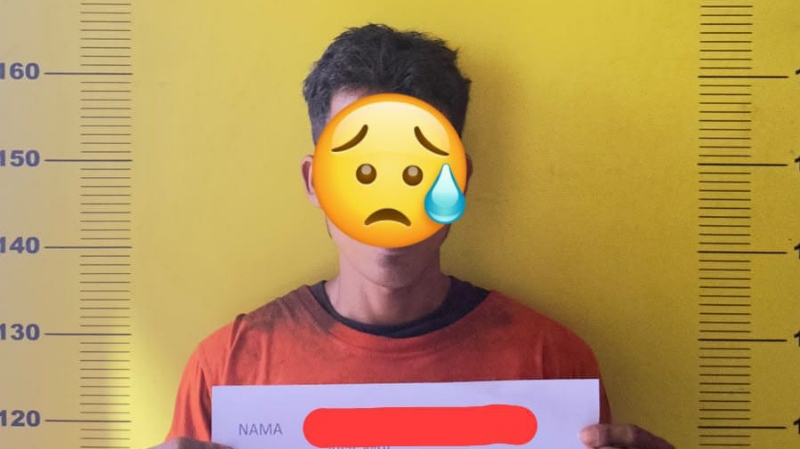Polres Labuhanbatu Selatan Arrest 20-Year-Old Suspect With 1.69 Grams of Alleged Methamphetamine