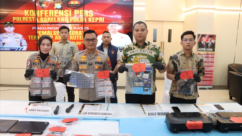 Barelang Police Uncover Fake Class C Driver&rsquo;s License Case