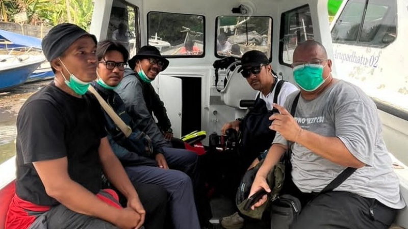 Second Day: SAR Team Expands Search for Five Journalists and Three Speedboat Crew Members