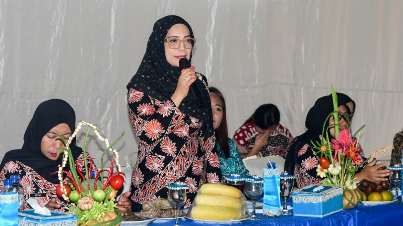 Deli Serdang TP PKK Strengthens UP2K, PHBS and IVA Testing in STM Hilir