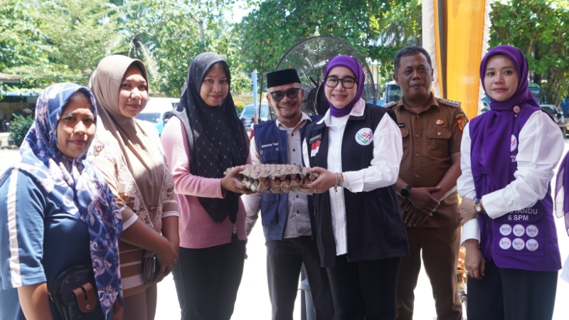 TP PKK and BAZNAS Labuhanbatu Selatan Distribute 30 Food Packages
