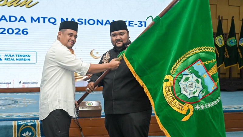 Bobby Nasution Sends 90-Member North Sumatra Delegation to National MTQ