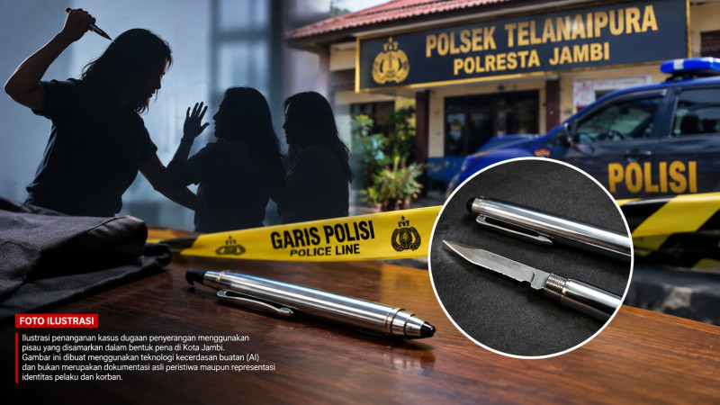 Jealousy in Jambi: Woman Stabs Two People With Concealed Pen Knife