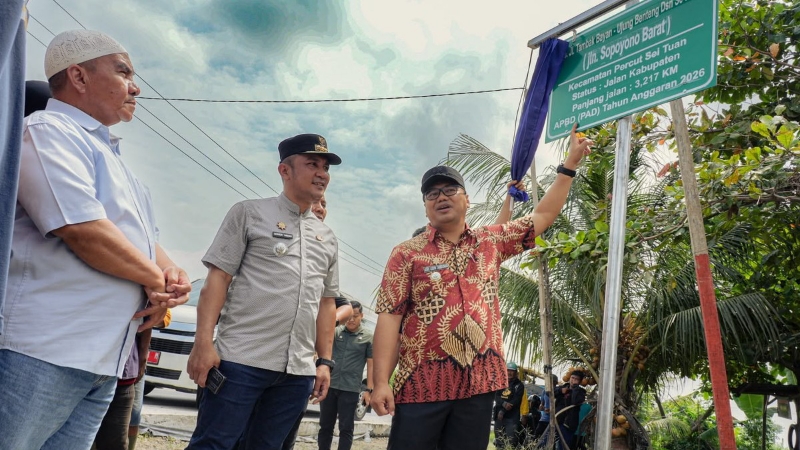Deli Serdang Repairs Decade-Old Road to Support Rice Farmers