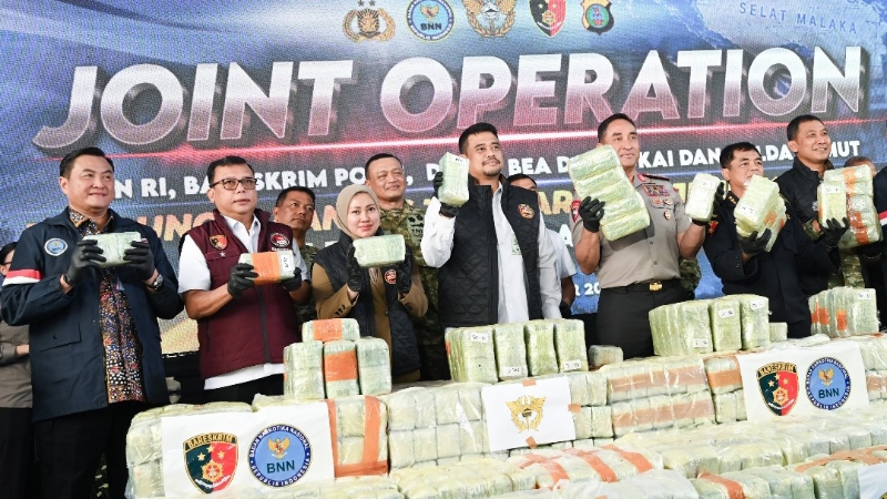 Bobby Nasution Welcomes Seizure of 1.16 Tonnes of Ketamine in the Strait of Malacca