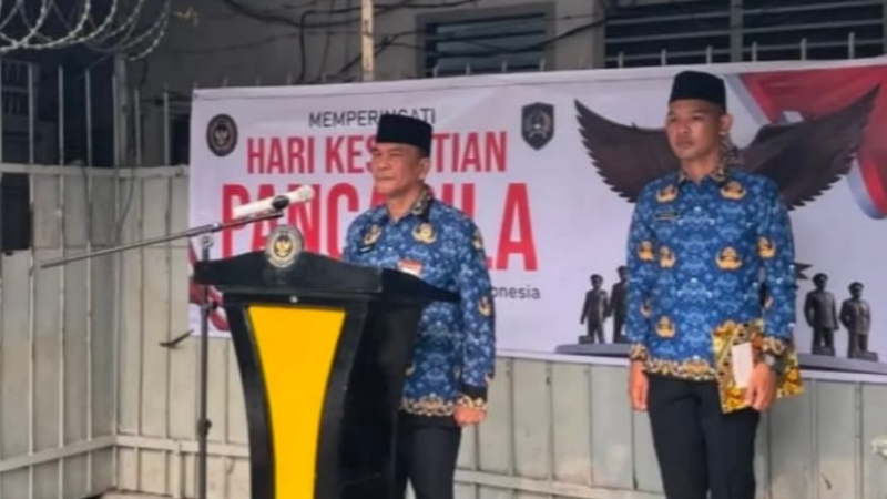 Kotapinang Prison Commemorates Pancasila Sanctity Day, Strengthens Unity and Integrity