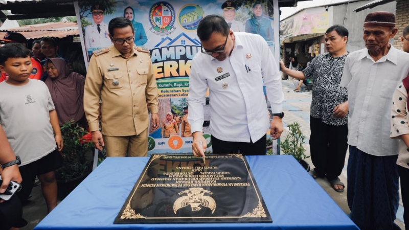 Deli Serdang Regent Inaugurates Kampung Berkah Syahmad