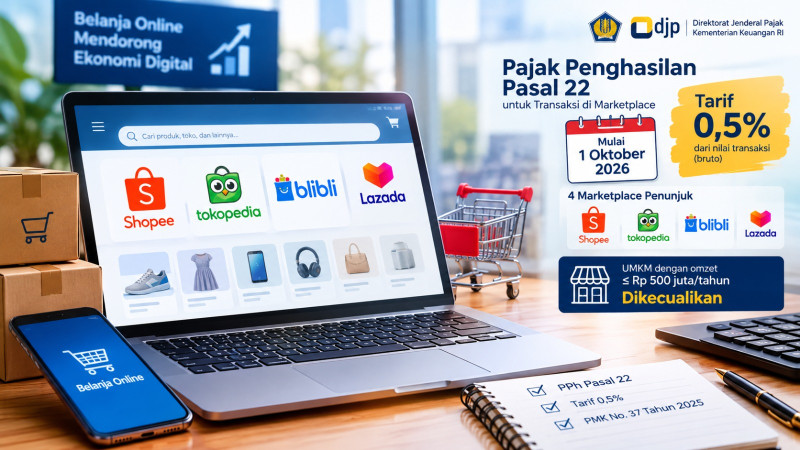 Indonesia Begins Collecting Income Tax on Marketplace Sales on October 1, 2026