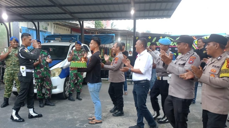 Torgamba Police Strengthens TNI-Police Cooperation on 81st TNI Anniversary