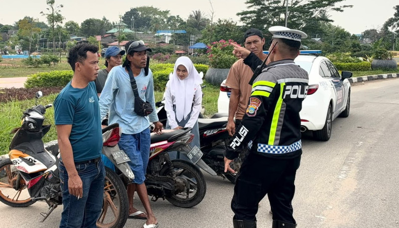 Batam Police Target Traffic Offences on Four Key Roads