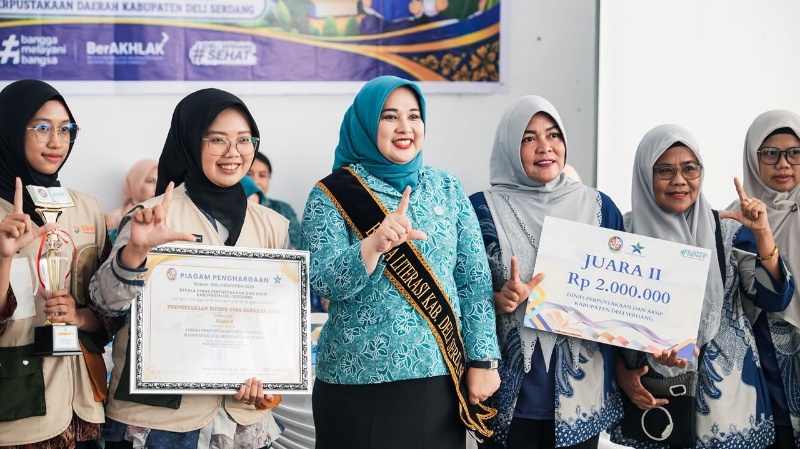Padepokan Iqro Named Best Village Library in Deli Serdang
