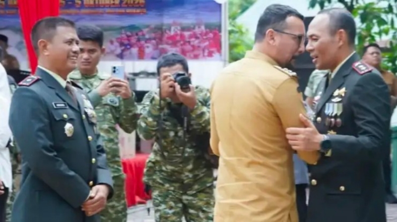 Three Regencies Attend 81st TNI Anniversary Celebration in Labuhanbatu