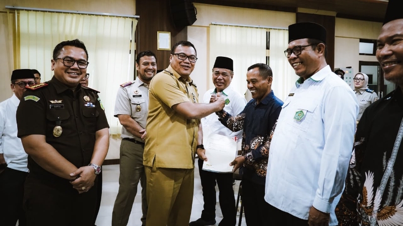 Five Institutions Accelerate Waqf Land Certification in Deli Serdang
