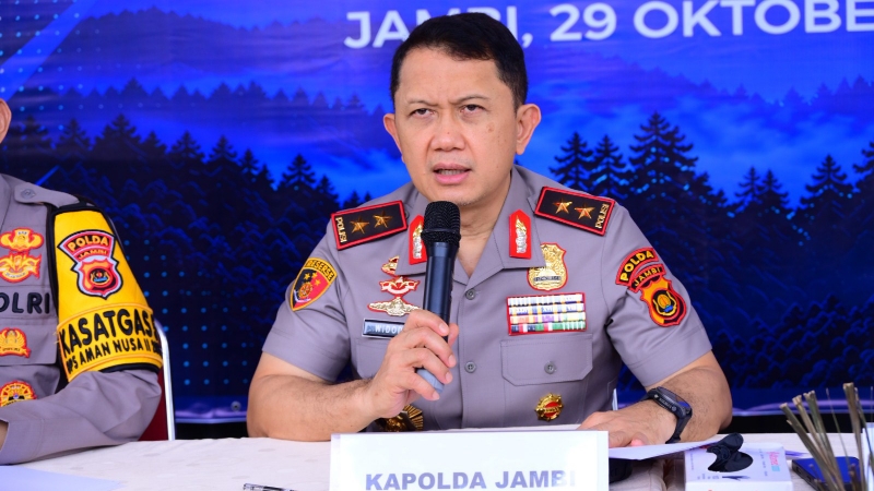 Jambi Police Investigate 19 Forest and Land Fire Cases